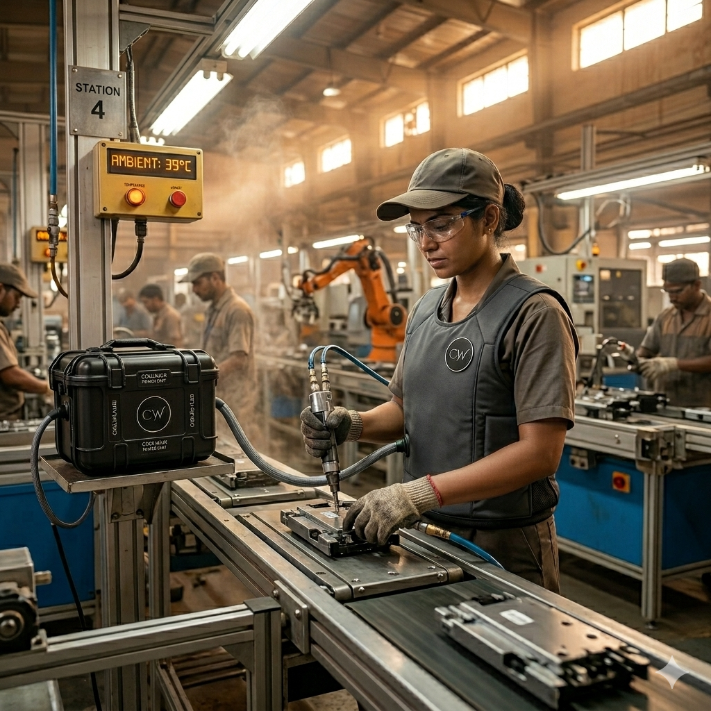 Industrial mobile workforce cooling